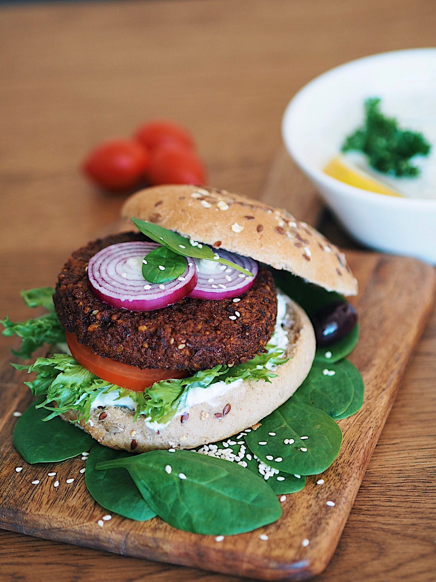 Falafel burger